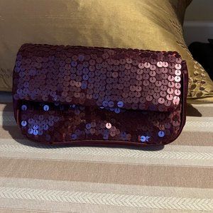 Burgundy/Purple Sequin Evening bag